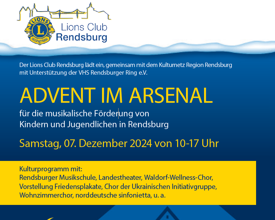 Plakat für den Tannenbaumverkauf und die Bühnenperformance "Advent im Arsenal"